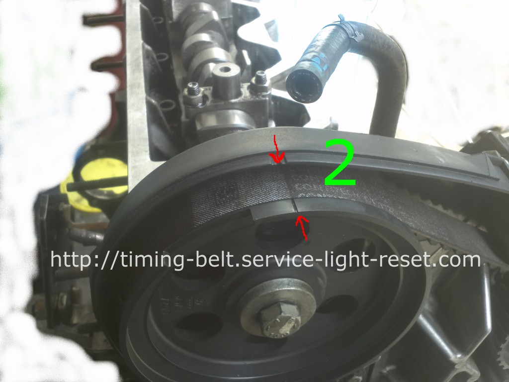 Timing belt diagram for Volkswagen Crafter 2.5 – Timing belt diagram